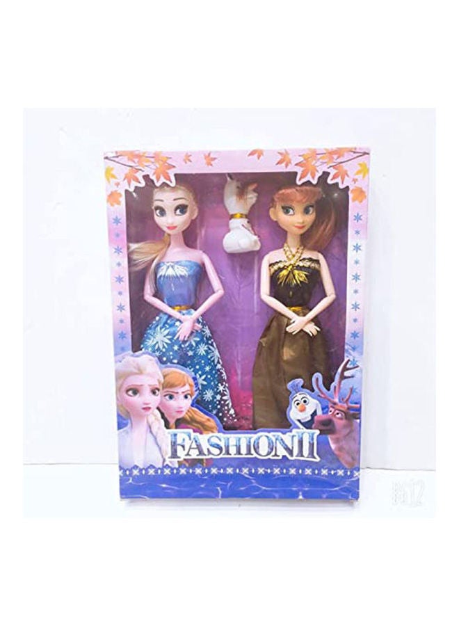 Set Of Two Cartoon Characters  Two Dolls Set  Girls Toys