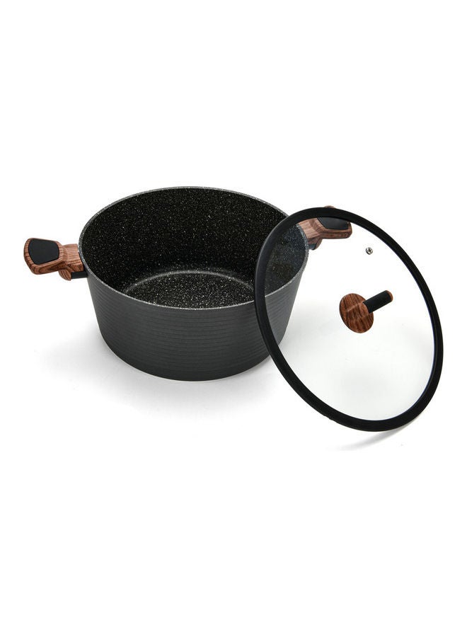 فيسمان وعاء طهي من الألمنيوم مع قاعدة تحريض من سلسلة الماس، طلاء غير لاصق احترافي Greblon C3+ مع غطاء زجاجي - Image 2