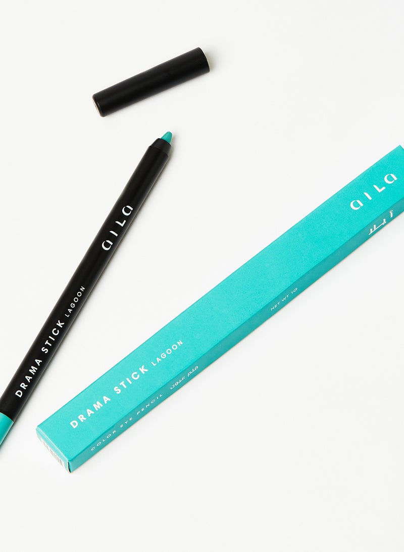 Aila Drama Stick Matte Colour Eyeliner Eye Pencil Lagoon  - Image 5