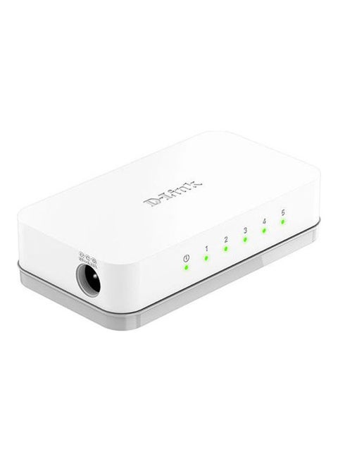 5-Port 10/100 Mbps Unmanaged Desktop Switch
DES-1005C White
