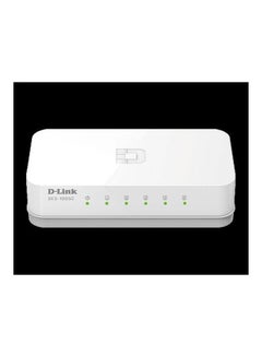 D-Link 5-Port 10/100 Mbps Unmanaged Desktop Switch
DES-1005C White  - Image 2