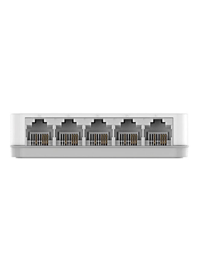 D-Link - 5-Port 10/100 Mbps Unmanaged Desktop Switch
DES-1005C White - Image 1