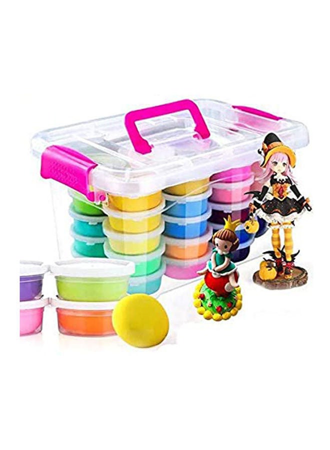 24 Colors Fluffy Slime Soft Super Light Clay Diy Modeling Magic Air Dry Clay Toy For Kids - Image 1