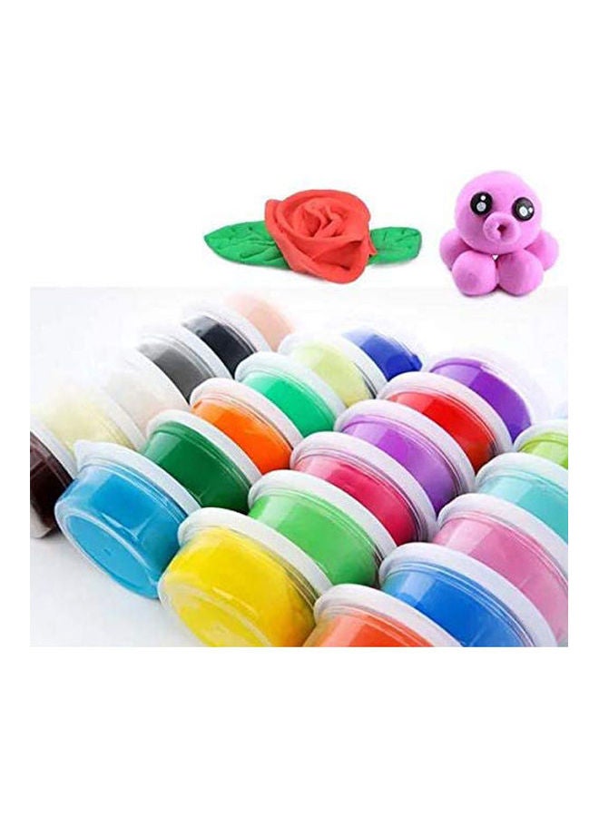 24 Colors Fluffy Slime Soft Super Light Clay Diy Modeling Magic Air Dry Clay Toy For Kids - Image 2