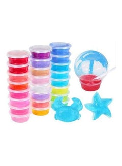 HAPPY TOYS 24Color Non-Toxic Blowing Bubbles Crystal Mud Super Light Clay Draw Slime Funny Toys - 2724604865275  - Image 1