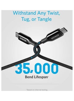 آنكر كابل باور لاين بلس III من USB C إلى USB C طراز A8863H11 أسود  - Image 2
