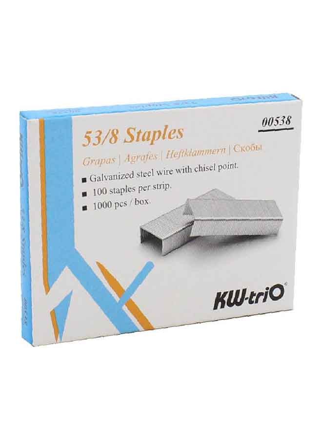 كيه دبليو تريو صندوق دبابيس مكون من 1000 قطعة فضي - Image 1