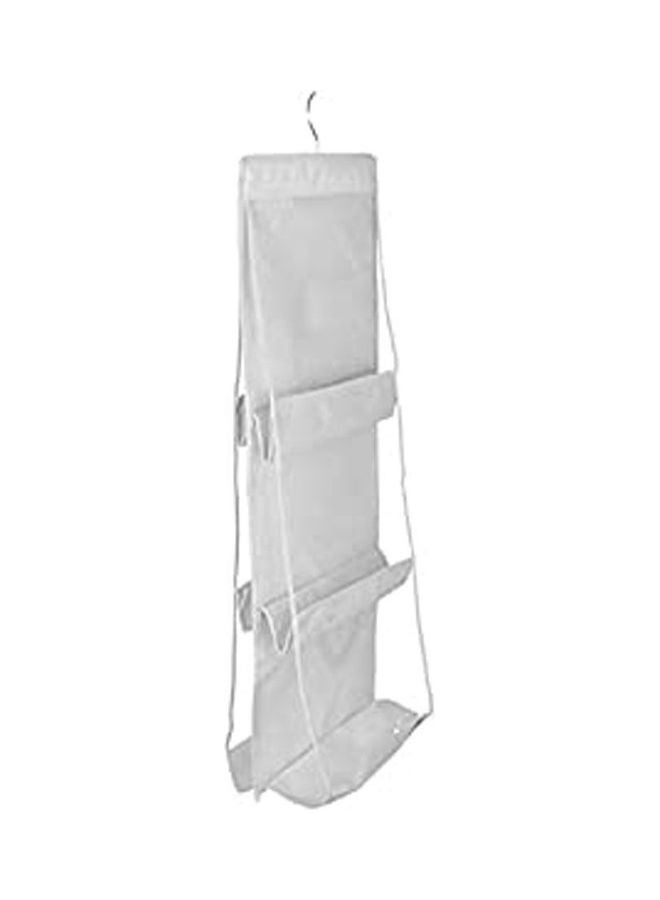 Pocket Handbag Anti-Dust Cover Clear Hanging Closet Bags Organizer Purse Holder Collection Shoes Save Space White 90cm  - Image 1