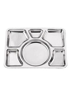 Generic Plate For Food Silver 