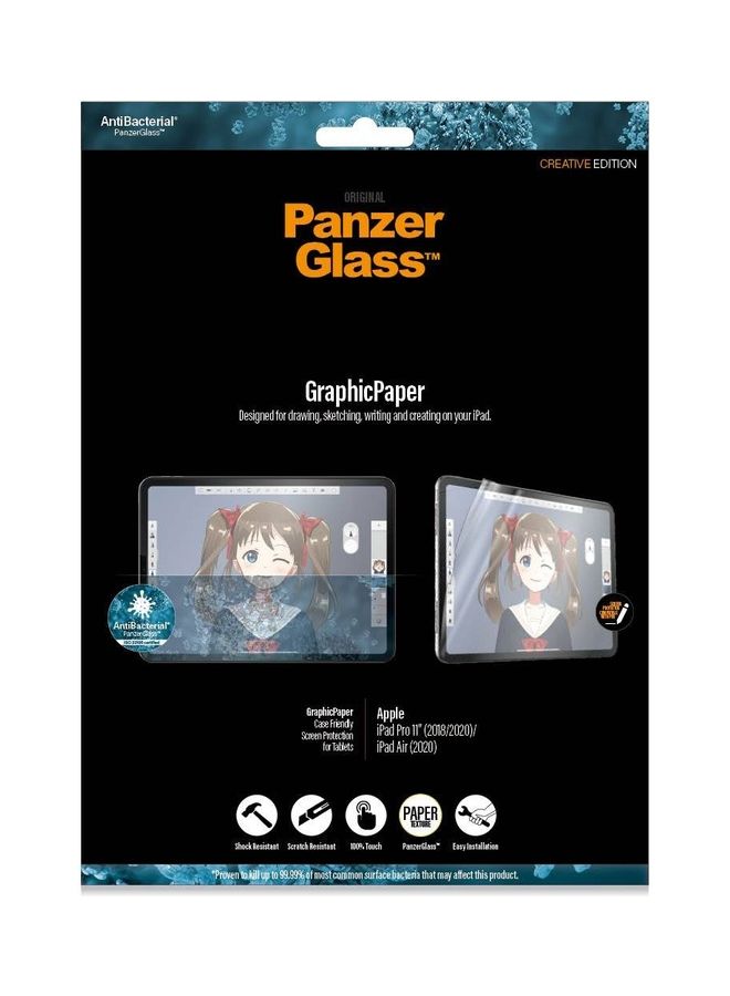 PanzerGlass Protective Screen Graphic Paper For Apple iPad Pro 11"(18/20)/iPad Air(20) Clear - Image 3