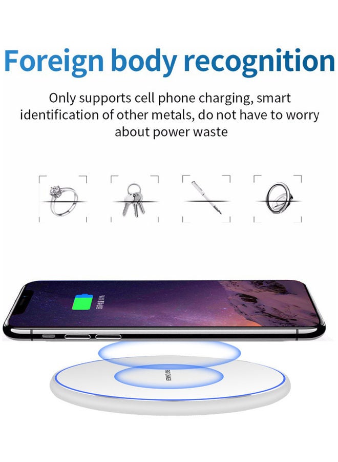 10W Intelligent QI Wireless Charger Black - Image 5