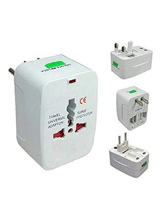 All In One Universal Travel Adapter Plug White - v1634731048/N51477951A_1