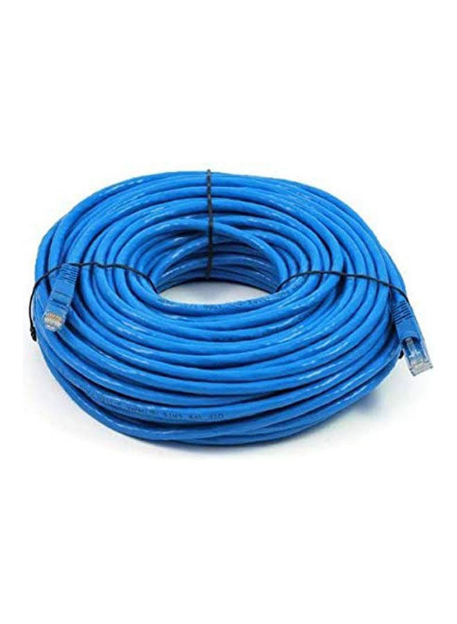 ماركة غير محددة - كابل راوتر RJ45 CAT5E لشبكة إيثرنت للشبكة المحلية السلكية مع رقعة كابل لراوتر الإنترنت والكمبيوتر الشخصي أزرق - Image 1