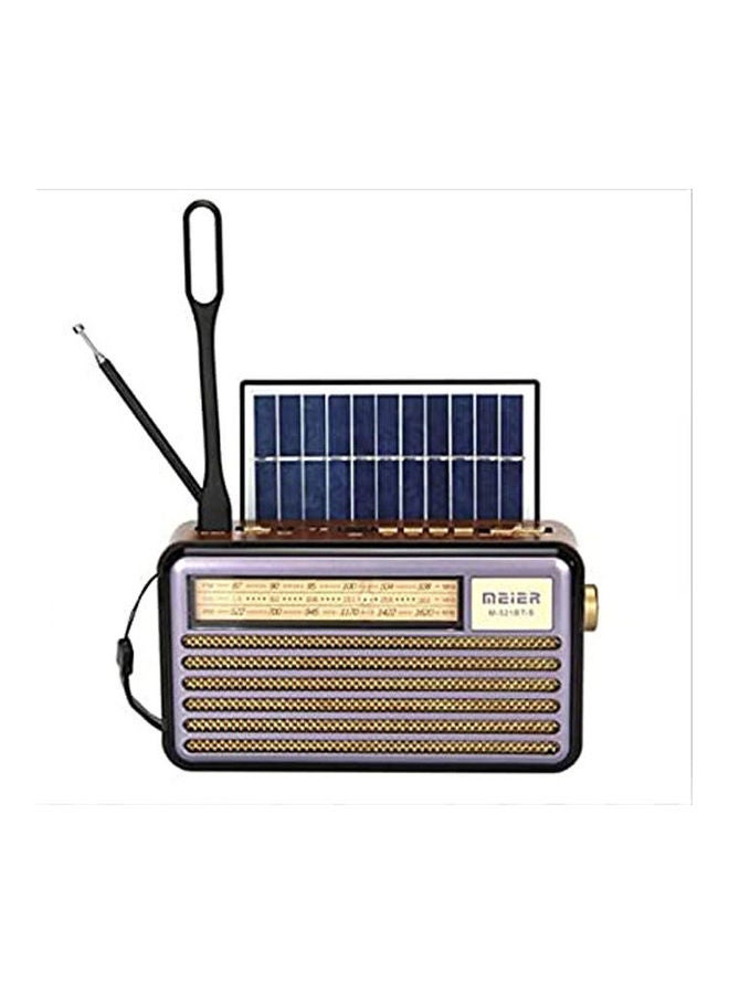 Meier Solar Rechargeable Radio M-521BT-S Multicolour - Image 1