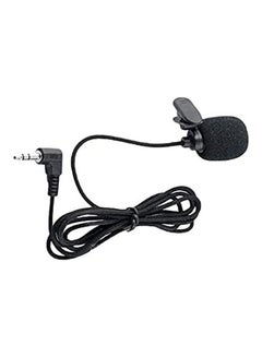 Mini Headset Microphone Tie Lapel Lavalier Clip Microphone AS-107038-209 Black