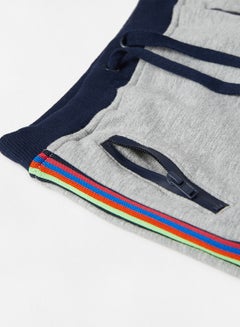 Boboli Kids Side Striped Skirt Grey  - Image 3