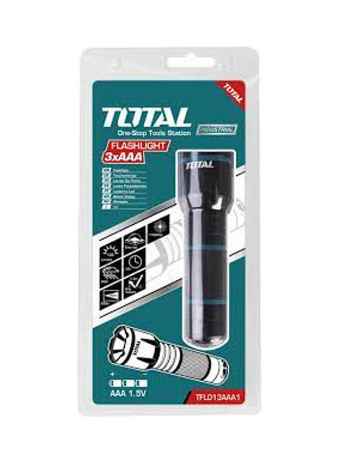 TOTAL Led Flashlight Manual Metal 200 Lions Multicolour 