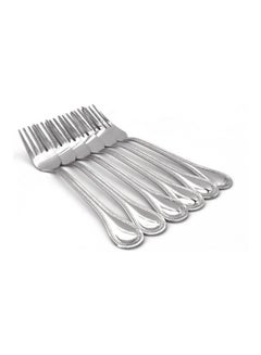 Venus 6-Pieces Table Fork Silver 19x3x3cm 