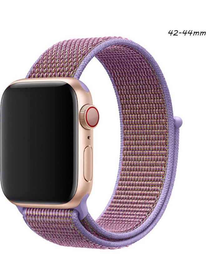 VILILY Replacement Band For Apple Watch Series 1/2/3/4/5/6/SE Purple/Beige  - Image 2