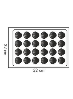 تسكوما صينية من السيليكون لجهاز الصدف ديليسيا بني 33x22x2سم  - Image 3