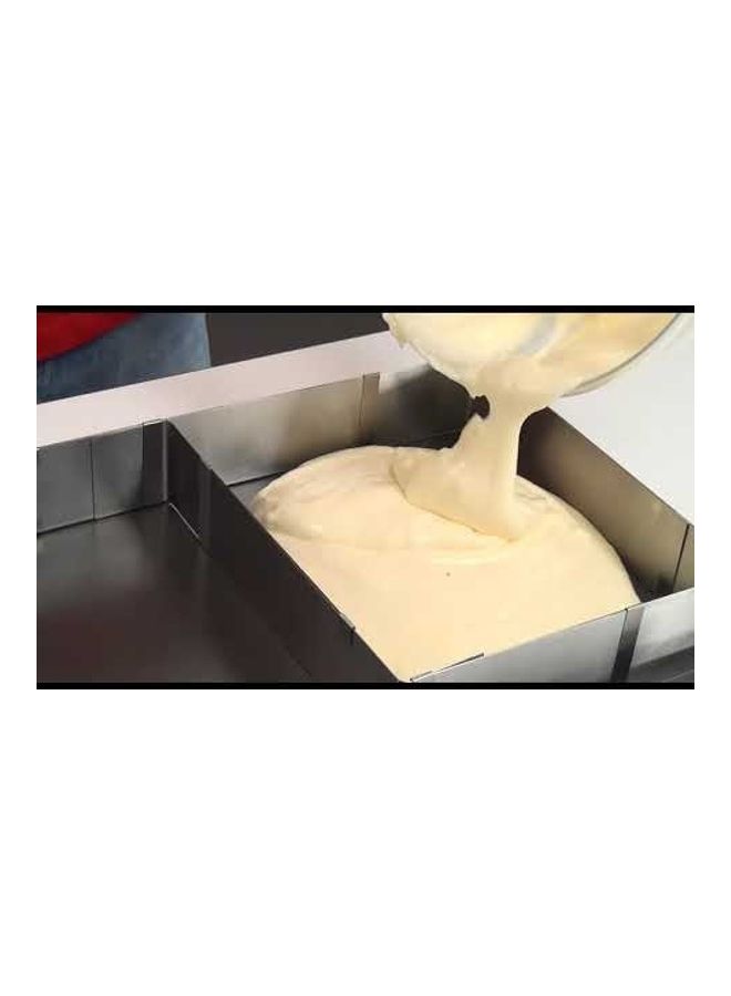 تسكوما إطار خبز دائري قابل للتعديل فضي 30سم - Image 2