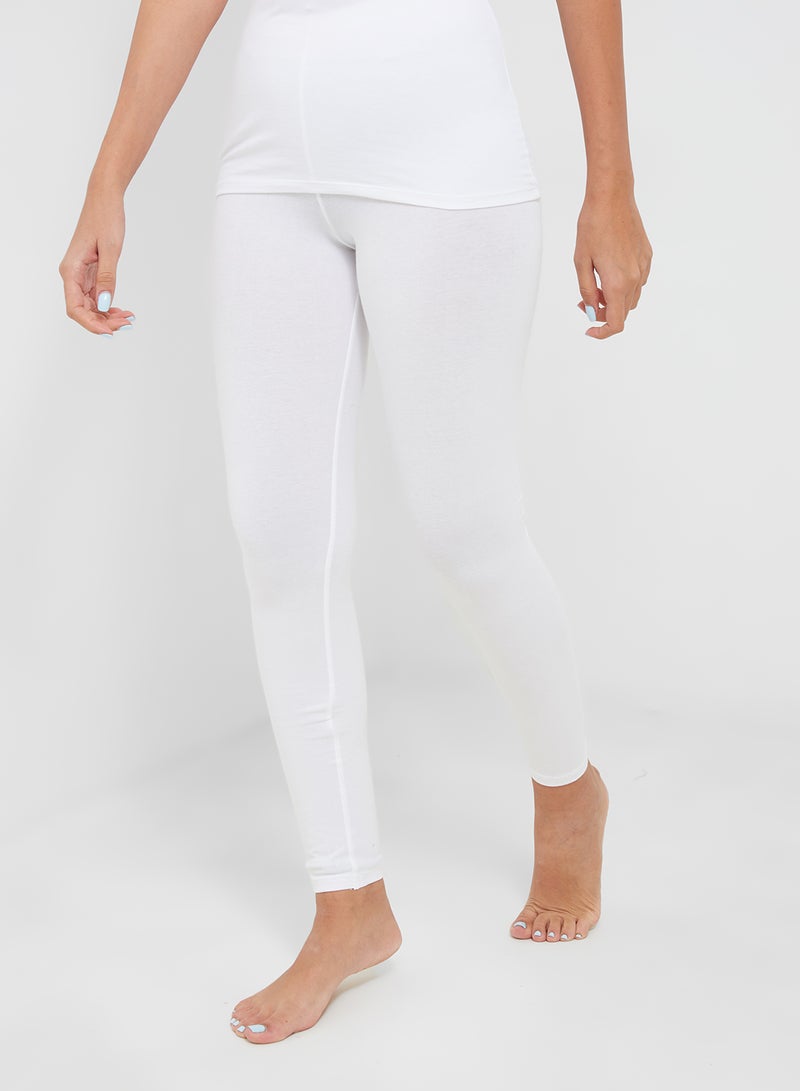DICE - Basic Leggings White - Image 1