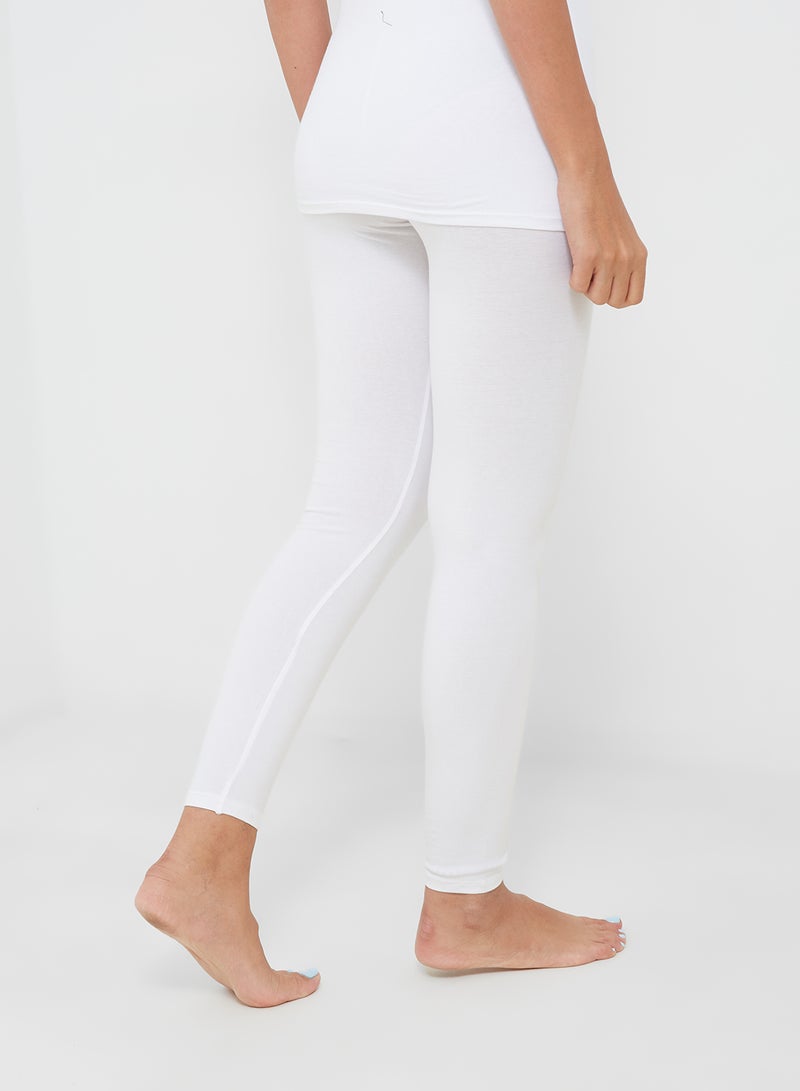 DICE - Basic Leggings White - Image 1