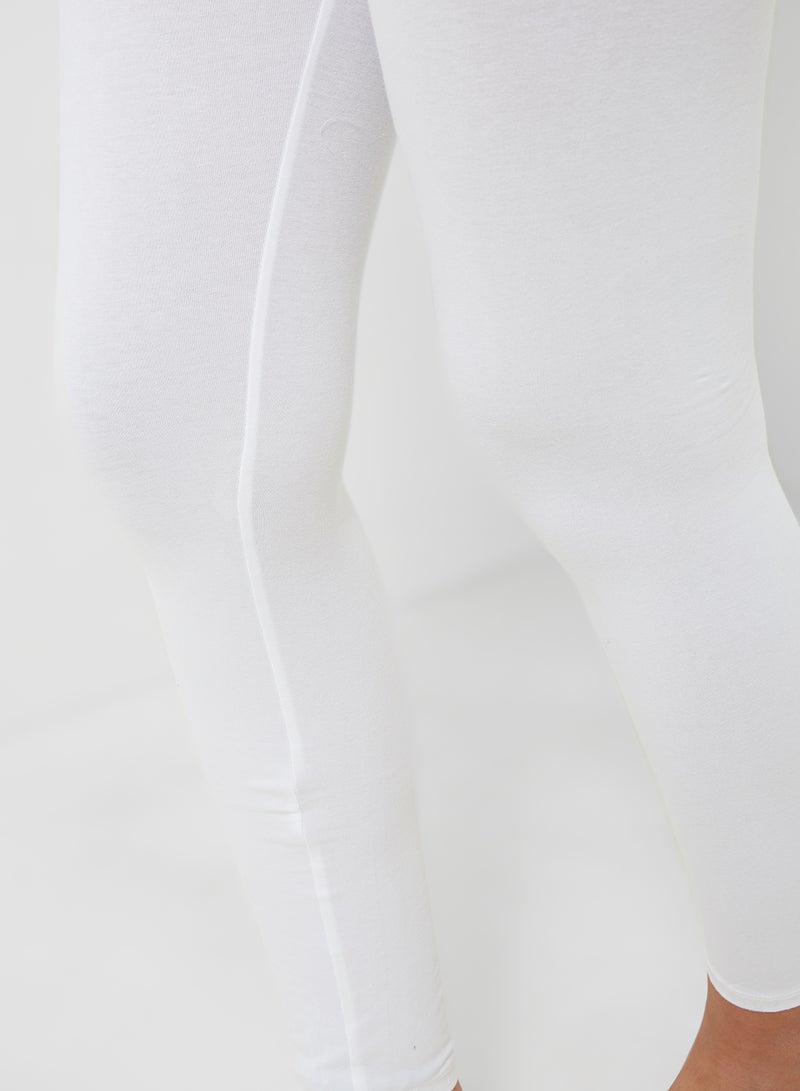 DICE - Basic Leggings White - Image 1