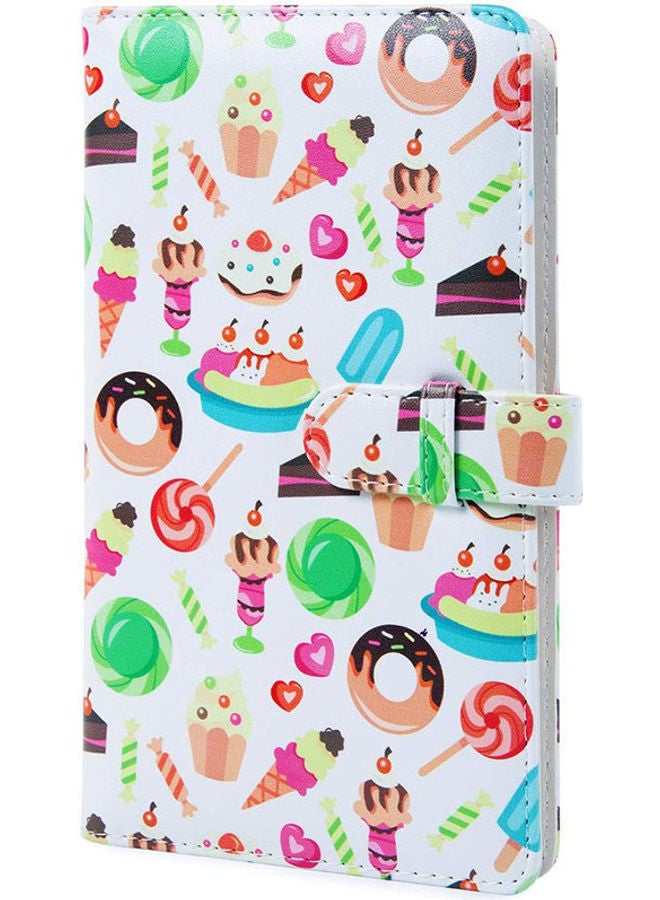 O Ozone 96-Pockets Mini Wallet Photo Album Multicolour 20cm - Image 1