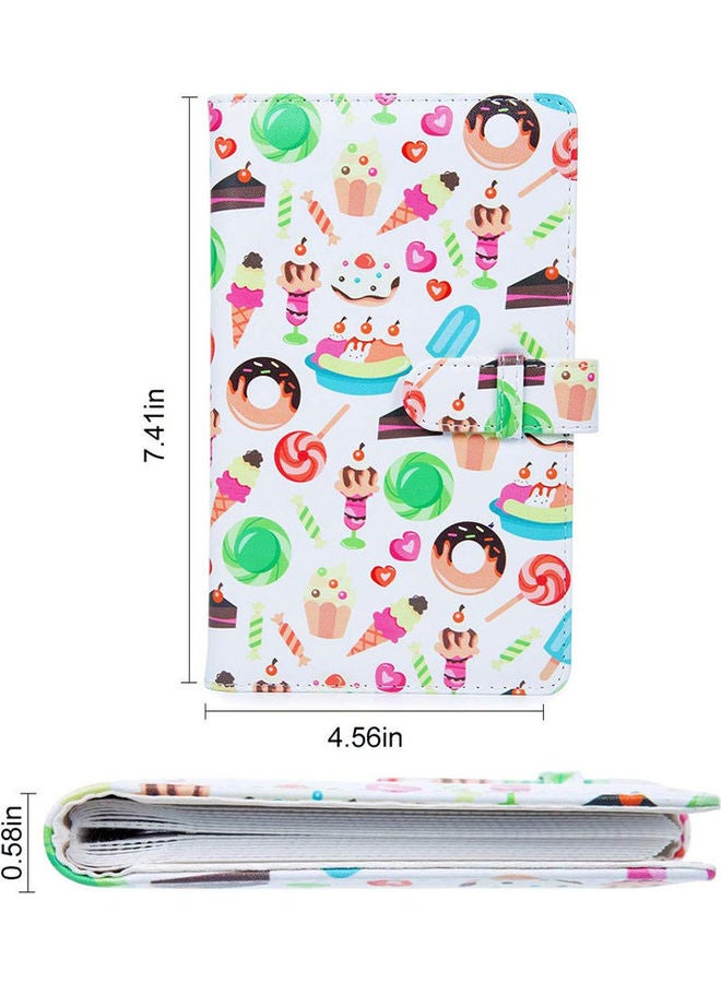 O Ozone 96-Pockets Mini Wallet Photo Album Multicolour 20cm - Image 5