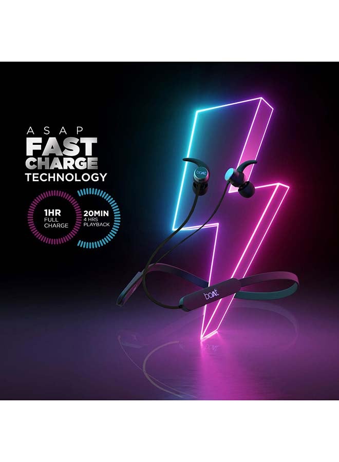 boAt In Ear Bluetooth Neckband Active Black  - Image 3