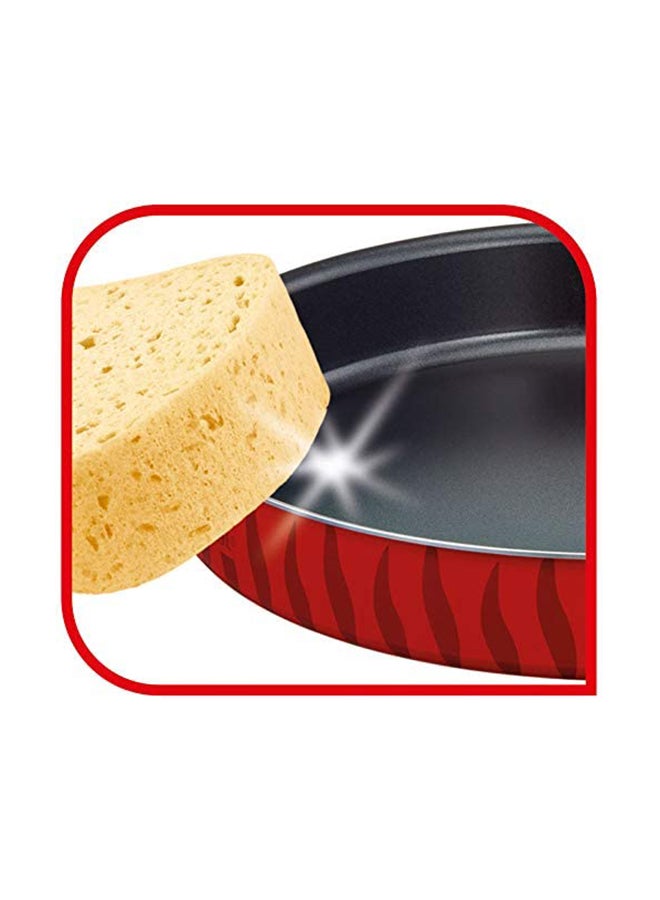 تيفال طقم أطباق فرن دائرية من ليه سبيسيليستس مكون من قطعتين كبة أحمر/أسود 30+28 سم أحمر/أسود 30+28سم - Image 4