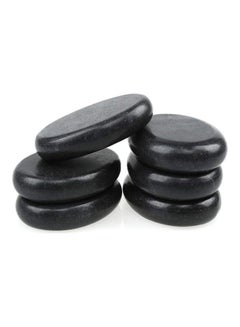 AR 6 Pcs Massage Hot Stone Set Natural Lava Heated Stones Basalt Warmer Rock for Spa, Massage Therapy  - Image 2