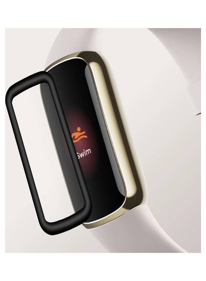 FITME Pack Of 4 3D Screen Protector For Fitbit Luxe Black  - Image 4