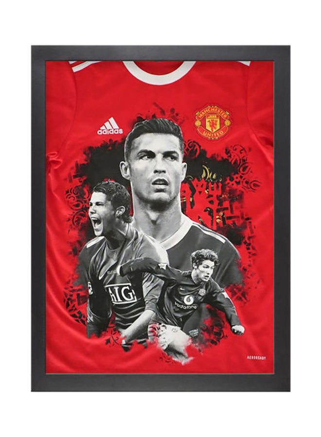 Boomah Accessories Ronaldo Manchester United & Portugal Poster With Frame Multicolour 30x40cm 