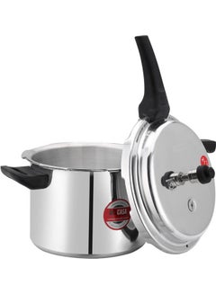 DELCASA Aluminium Induction Base Pressure Cooker Lightweight & Durable Cooker With Lid, Cool Touch Handle And Safety Valves Ideal For Gas And Solid Hotplates 3Liters  - Image 2
