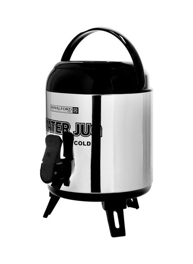 Royalford Double Wall Thermos Flask Silver/Black 2.8Liters  - Image 3