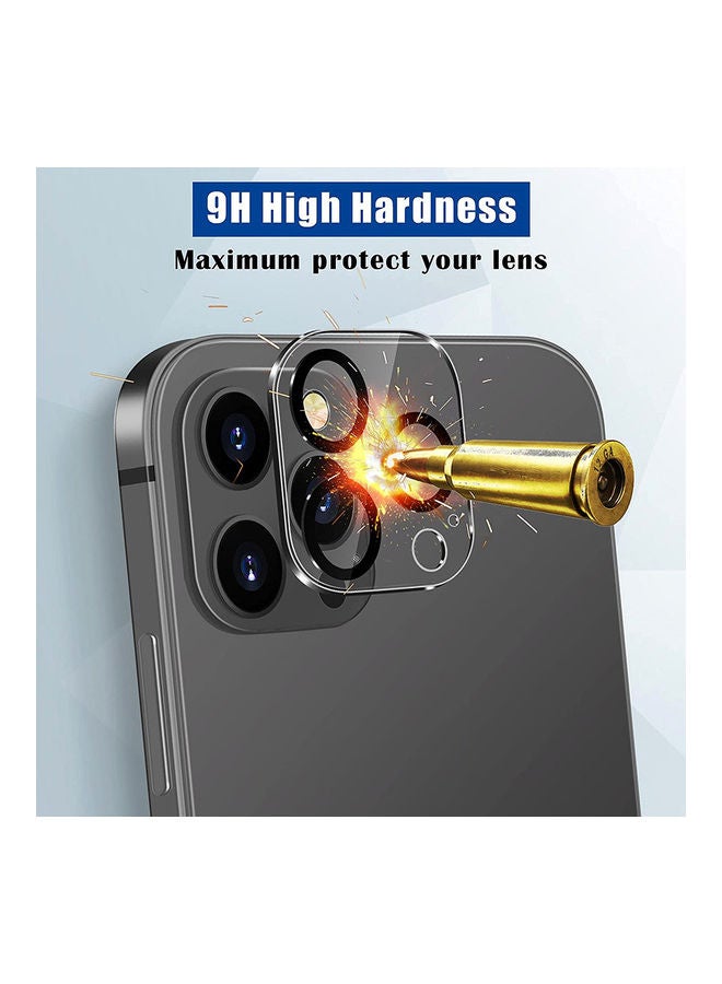 Generic - 3D Curved Tempered Glass Camera Lens Protector Compatible With IPhone 13 Pro Clear - Image 1