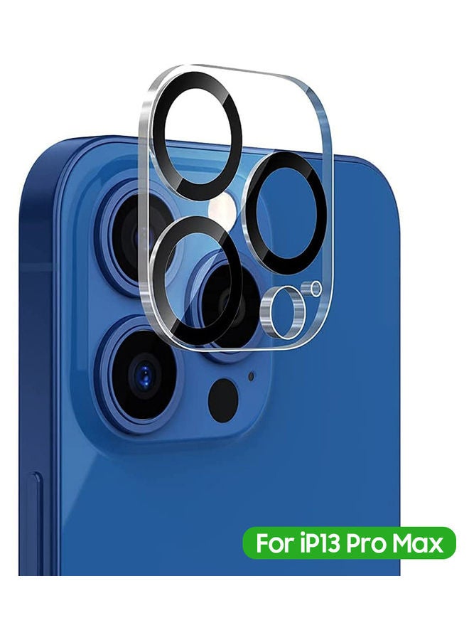 3D Curved Tempered Glass Camera Lens Protector Compatible With IPhone 13 Pro Max Clear - Image 3