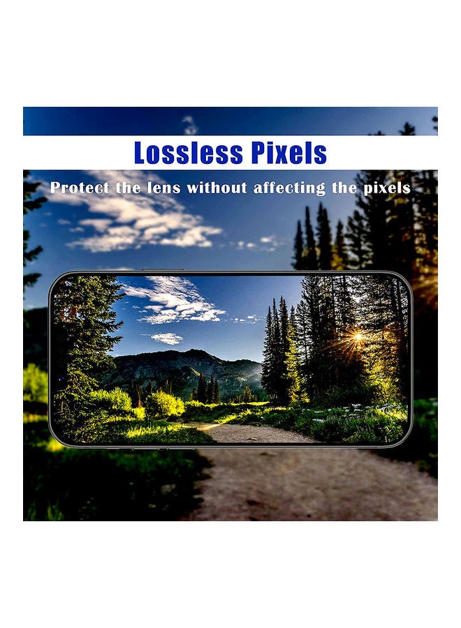 3D Curved Tempered Glass Camera Lens Protector Compatible With IPhone 13 Pro Max Clear - Image 5