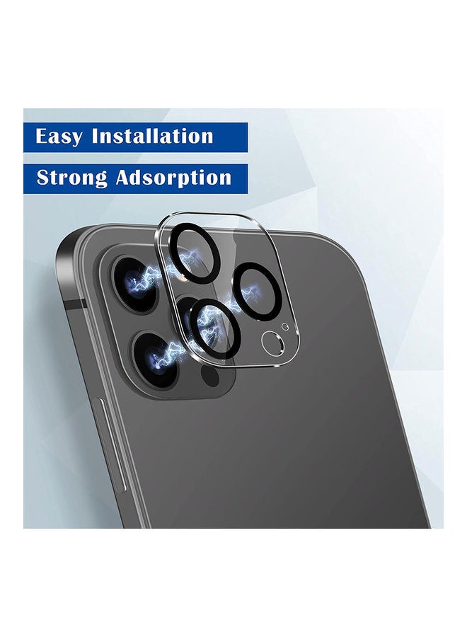 Generic - 3D Curved Tempered Glass Camera Lens Protector Compatible With IPhone 13 Pro Clear - Image 1