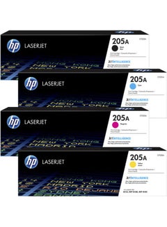 Pack Of 4 205A Original Laser Jet Toner Cartridge Multicolour