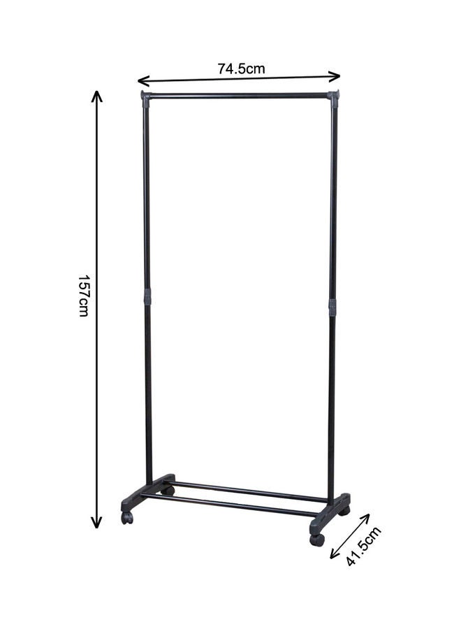 دبيلو تي- إيزي كير قضيب ملابس متعدد الاستعمالات مع رف سفلي متعدد الألوان 74.5 X 41.5 X 157سم - Image 3