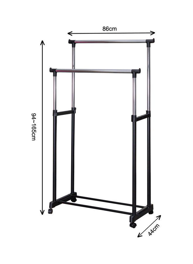 WT-EASYCARE Multipurpose Double Garment Rack Heavy Multicolour 86 x 44 X 94cm  - Image 2