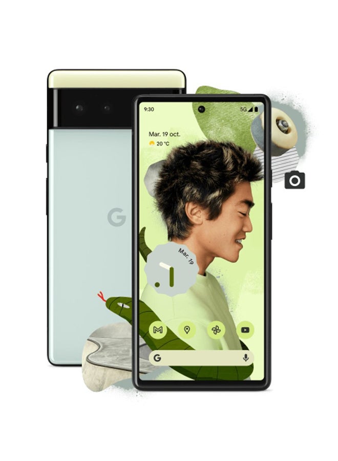 جوجل Pixel 6 Sorta Seafoam 8GB RAM 256GB 5G - إصدار الشرق الأوسط - Image 5