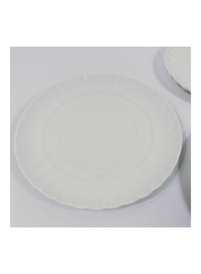 SELETTI The Small Ripple Plate White 19cm - Image 1