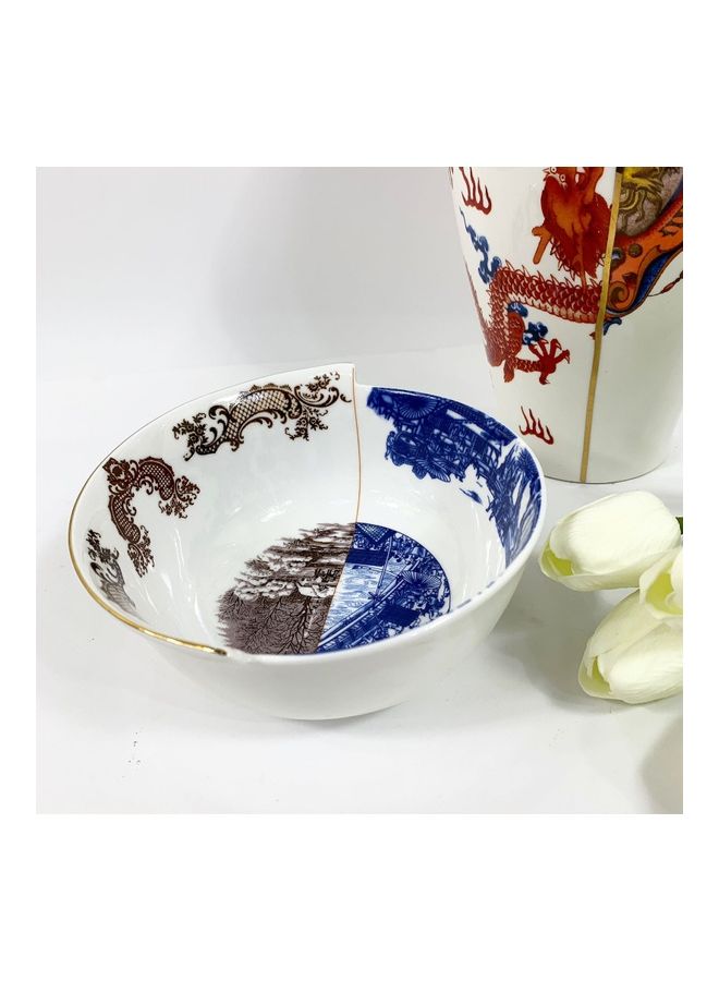 SELETTI Hybrid Despina Bowl White 15cm - Image 1