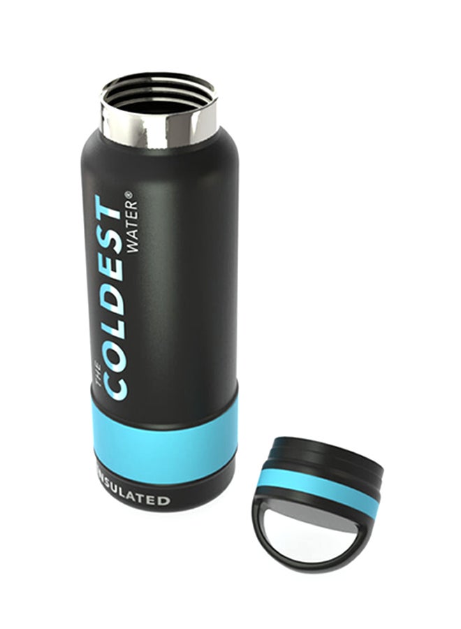 THE COLDEST WATER Premium Water Bottle Black - Image 1