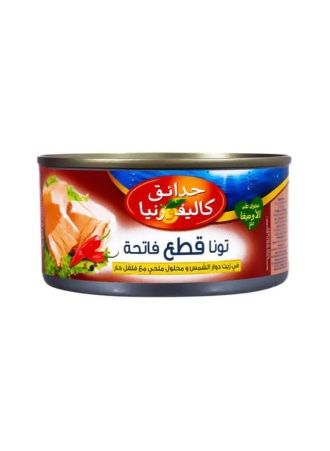 California Garden - Light Chunks Tuna In Vegetable Oil With Chili 185grams - Image 1