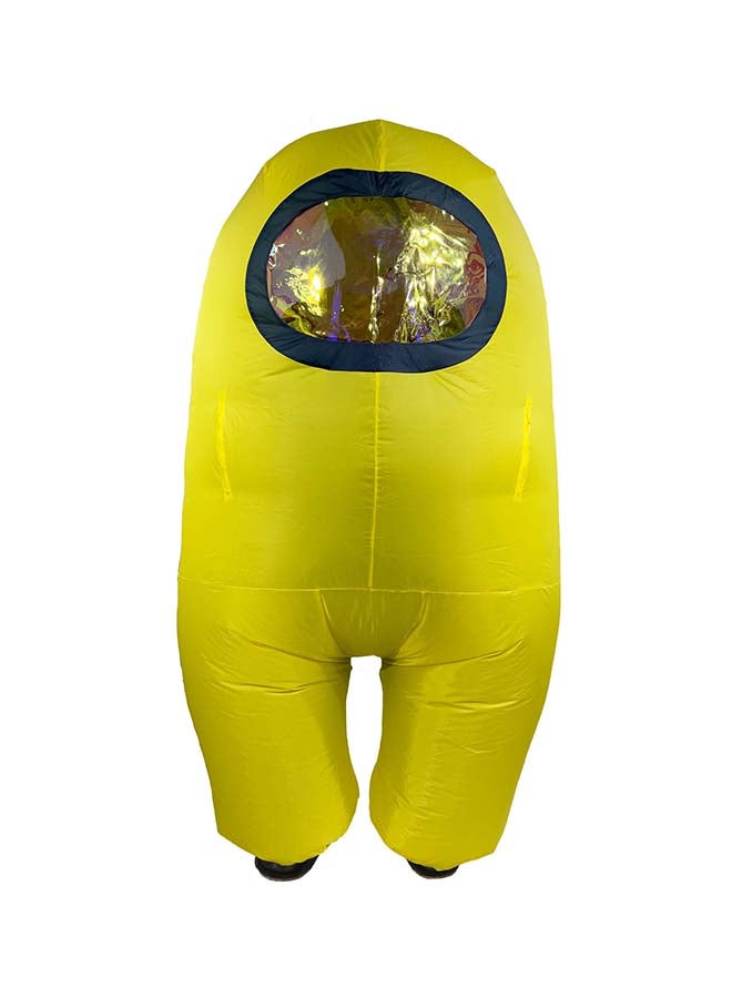 Among Us Inflatable Adult Costume Yellow  10512 - Image 1